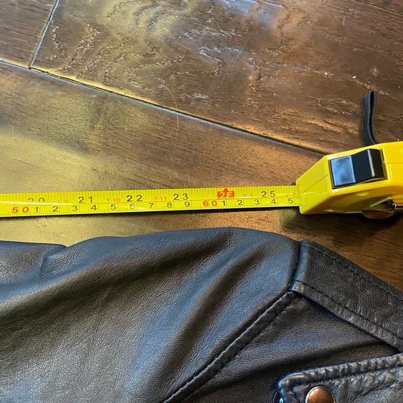 Top shop vegan leather Moto jacket black size 4 - Picture 6 of 7